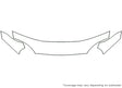 mx-3 Avery Dennison Clear Bra Hood Precut PPF Diagram