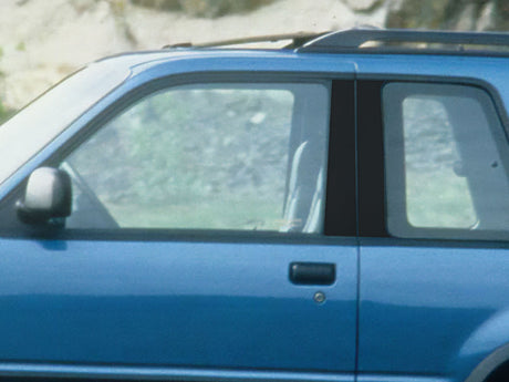 mazda navajo 1991-1994 Matte Black Pillar Cover Diagram