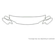 protege Avery Dennison Clear Bra Hood Precut PPF Diagram