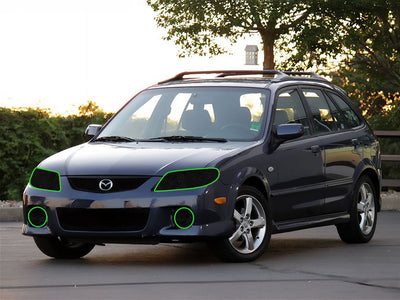 mazda protege 2001-2003 Headlight Tint Location