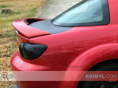Mazda RX-8 Carbon Fiber Trunk Vinyl Wrap