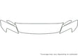 rx-8 3M Clear Bra Hood Precut PPF Diagram