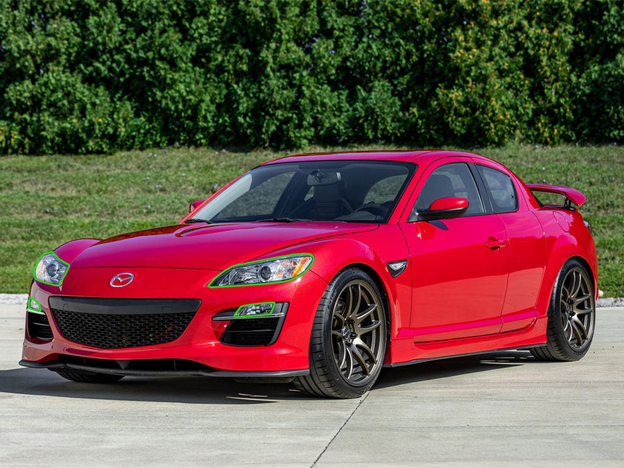 mazda rx-8 2009-2011 Headlight Protection Installation Location