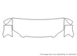 tribute Avery Dennison Clear Bra Hood Precut PPF Diagram