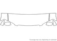 tribute Avery Dennison Clear Bra Hood Precut PPF Diagram