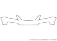 tribute Avery Dennison Clear Bra Bumper Precut PPF Diagram