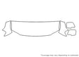 tribute 3M Clear Bra Hood Precut PPF Diagram