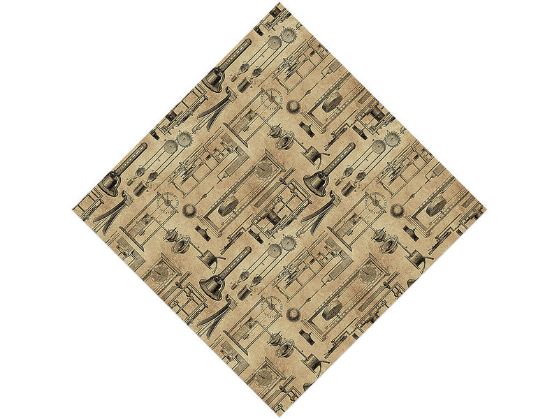 Measuring Time Steampunk Vinyl Wrap Pattern