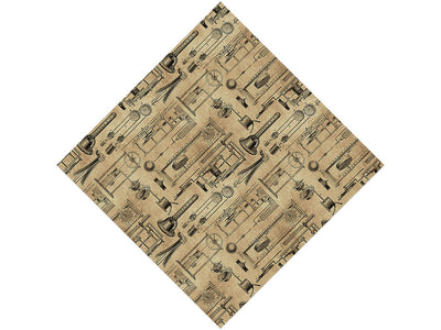 Measuring Time Steampunk Vinyl Wrap Pattern