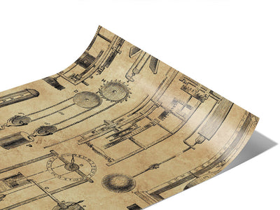 Measuring Time Steampunk Vinyl Wraps~Rwraps Series 914 Digitally Printed Vinyl Wrap~0