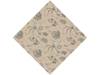 Mechanical Bat Steampunk Vinyl Wrap Pattern