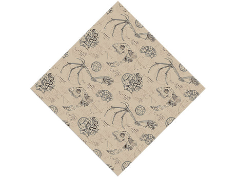Mechanical Bat Steampunk Vinyl Wrap Pattern