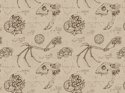 Mechanical Bat Steampunk Vinyl Wrap Pattern~Rwraps Series 914 Digitally Printed Vinyl Wrap~0