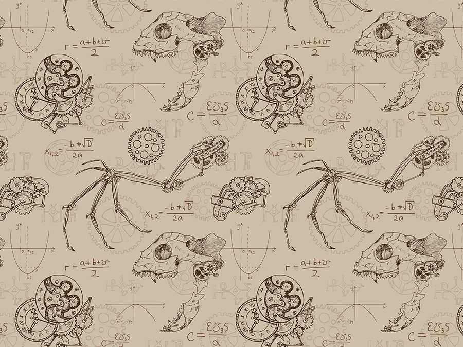 Mechanical Bat Steampunk Vinyl Wrap Pattern~Rwraps Series 914 Digitally Printed Vinyl Wrap~0