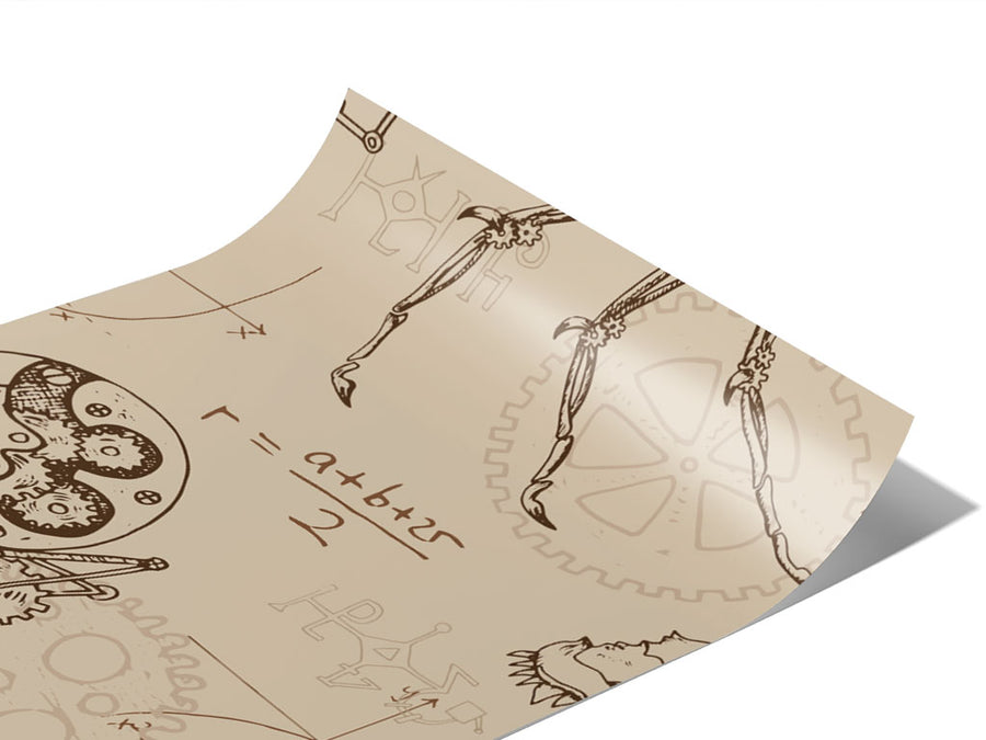 Mechanical Bat Steampunk Vinyl Wraps~Rwraps Series 914 Digitally Printed Vinyl Wrap~0