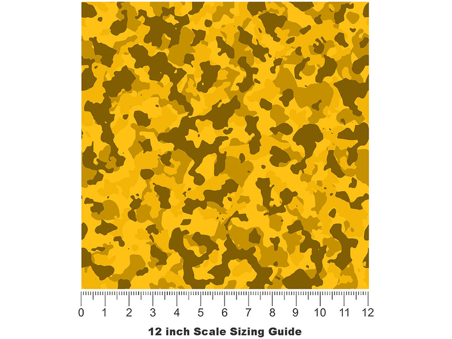 Medallion Mimicry Camouflage Vinyl Film Pattern Size 12 inch Scale~Rwraps Medallion Mimicry Camouflage Sizing Chart~3
