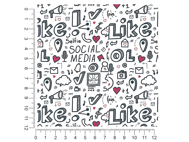 Media Mogul Technology Vinyl Wrap Pattern