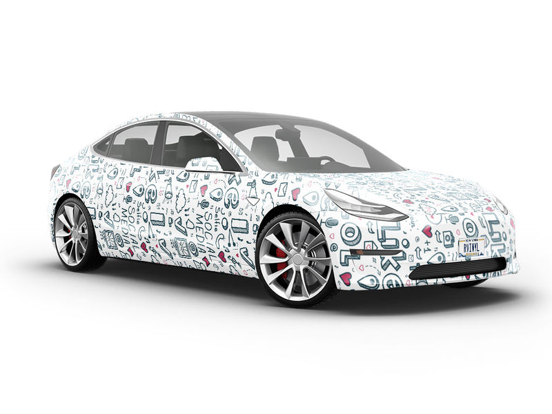 Media Mogul Technology Vehicle Vinyl Wrap