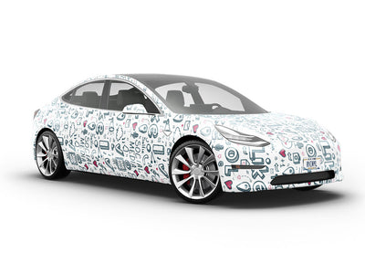 Media Mogul Technology Vehicle Vinyl Wrap
