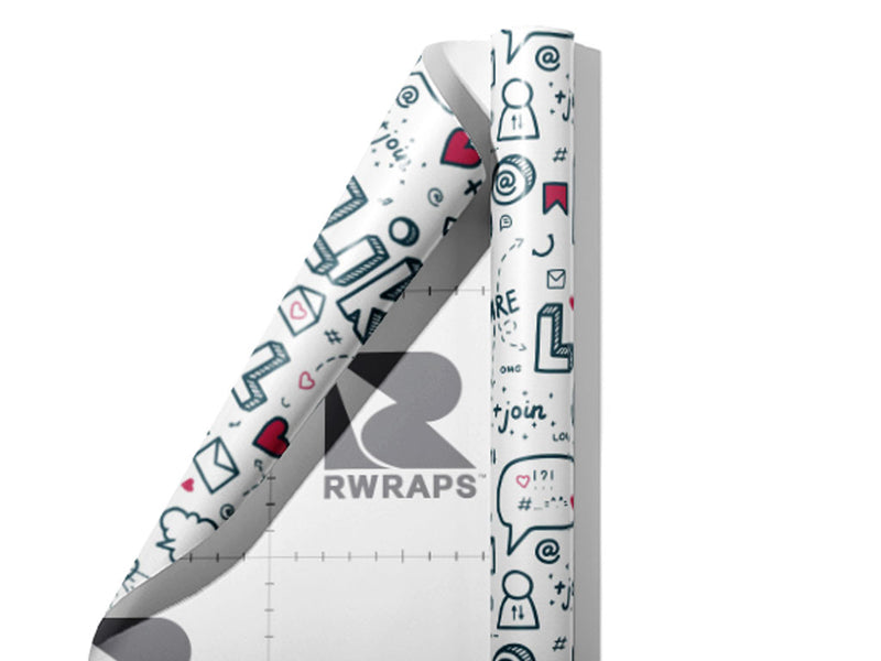 Media Mogul Technology Wrap Film Sheets~Rwraps Series 914 Media Mogul Technology Scrolled Sheet~4