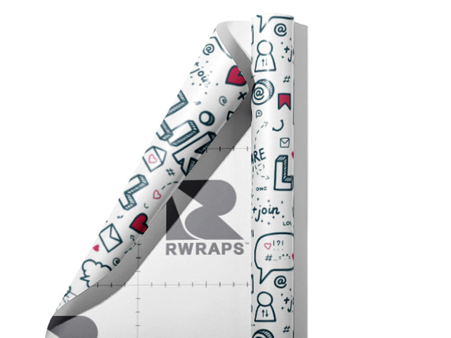 Media Mogul Technology Wrap Film Sheets~Rwraps Series 914 Media Mogul Technology Scrolled Sheet~4