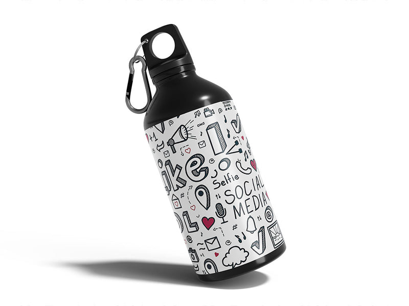 Water Bottle DIY Stickers