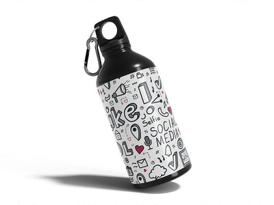 Water Bottle DIY Stickers