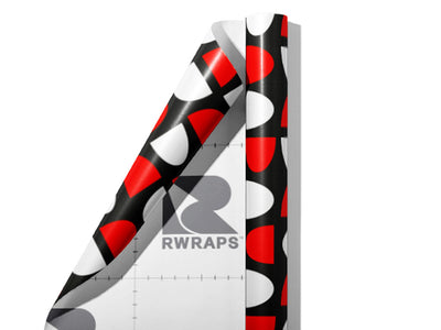 Medicinal Alarm Abstract Wrap Film Sheets~Rwraps Series 914 Medicinal Alarm Abstract Scrolled Sheet~3