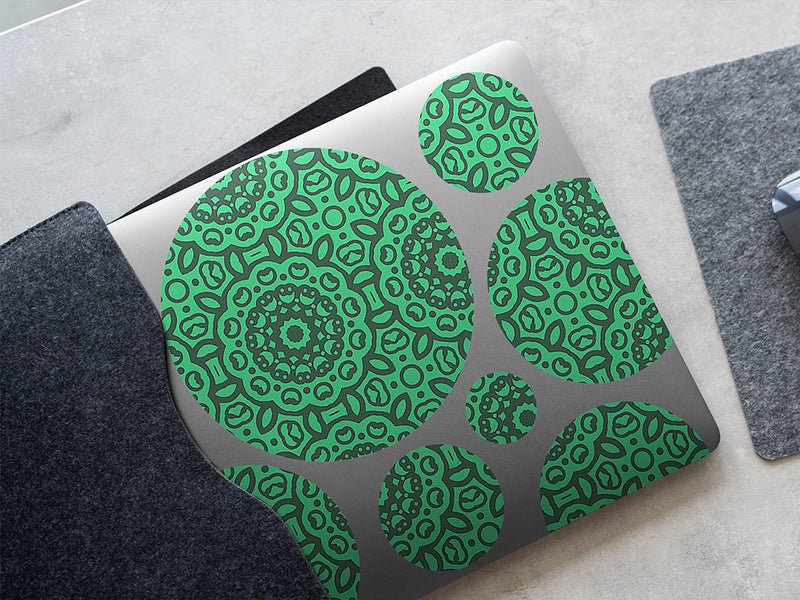 mediterranean village mosaic DIY Laptop Stickers