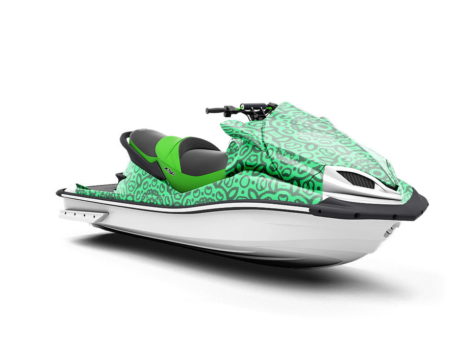 Mediterranean Village Mosaic Jet Ski Vinyl Customized Wrap