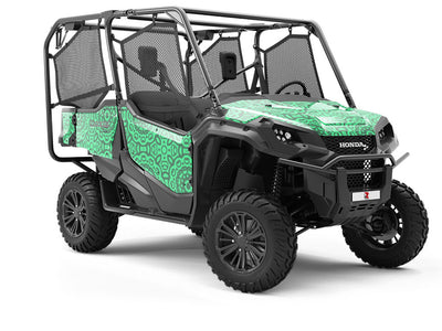 Mediterranean Village Mosaic Utility Vehicle Vinyl Wrap