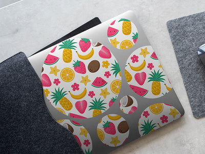 meet and greet fruit DIY Laptop Stickers