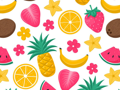 Meet and Greet Fruit Vinyl Wrap Pattern~Rwraps Series 914 Digitally Printed Vinyl Wrap~0