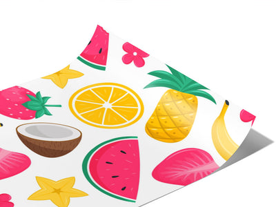 Meet and Greet Fruit Vinyl Wraps~Rwraps Series 914 Digitally Printed Vinyl Wrap~0