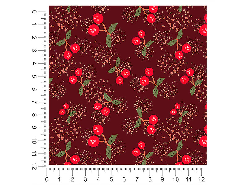 mellifluous maraschino fruit 1ft x 1ft Craft Sheets