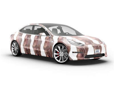 Mellow Mauve Gemstone Vehicle Vinyl Wrap
