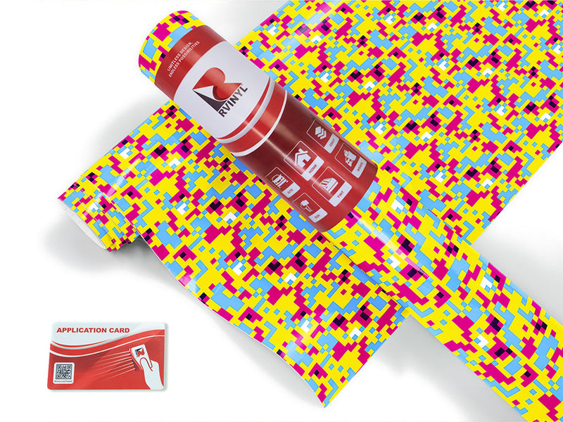 mellow out pixel Craft Vinyl Roll