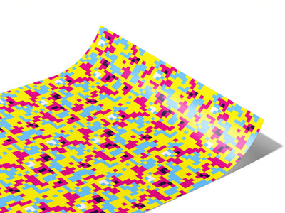 Mellow Out Pixel Vinyl Wraps~Rwraps Series 914 Digitally Printed Vinyl Wrap~0