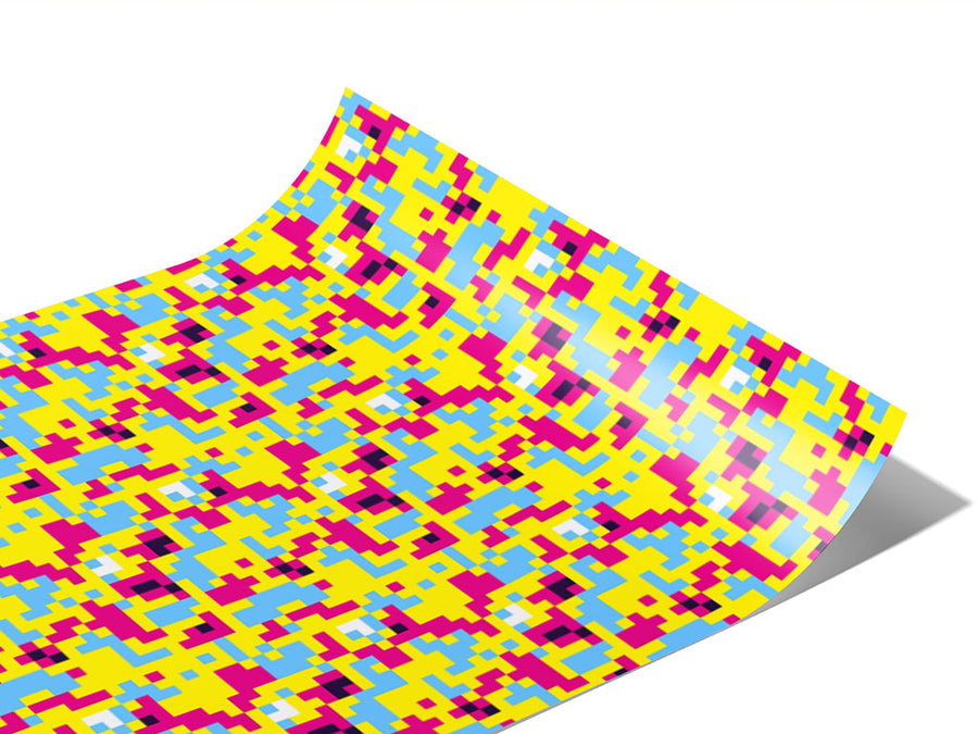 Mellow Out Pixel Vinyl Wraps~Rwraps Series 914 Digitally Printed Vinyl Wrap~0