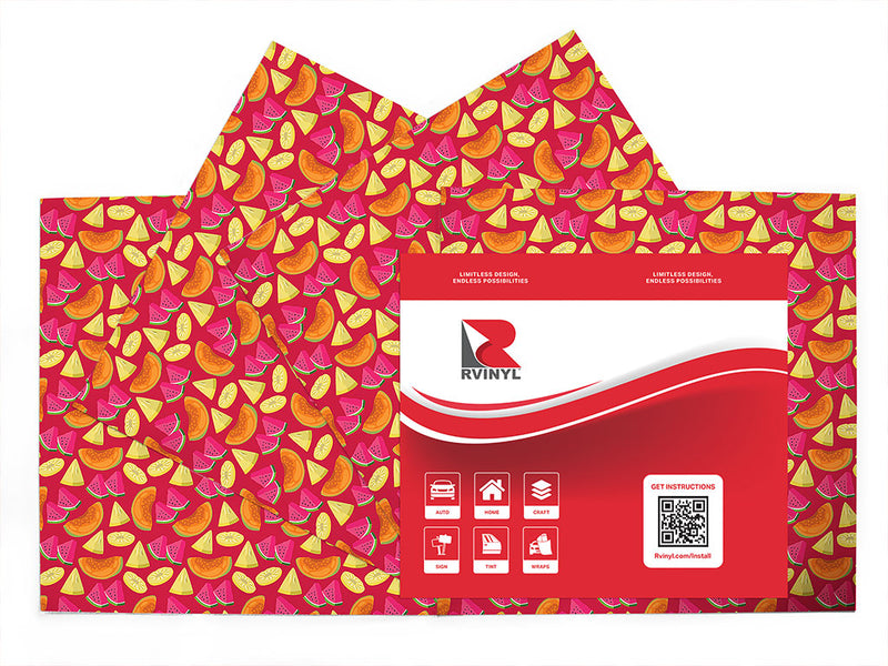 melon head fruit Craft Vinyl Sheet Pack