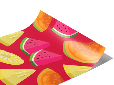 Melon Head Fruit Vinyl Wraps~Rwraps Series 914 Digitally Printed Vinyl Wrap~0