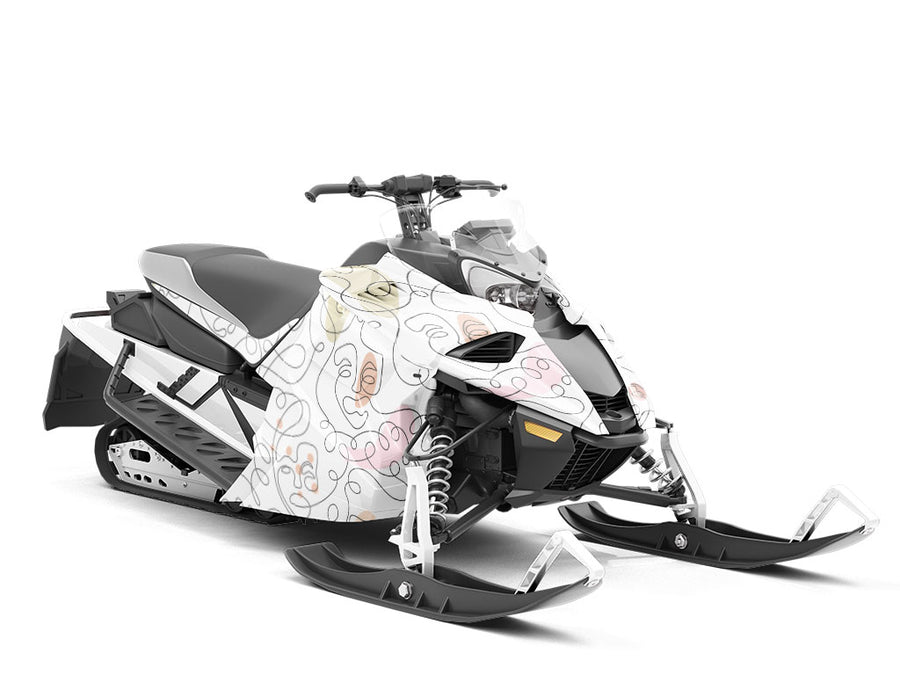 Melpomene and Thalia Movie Custom Wrapped Snowmobile