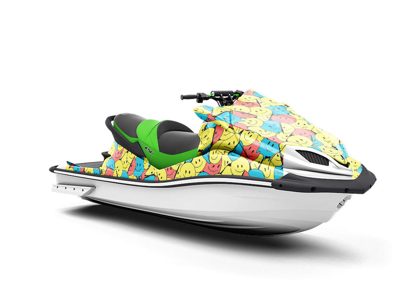 Melt With Us Sticker Bomb Jet Ski Vinyl Customized Wrap
