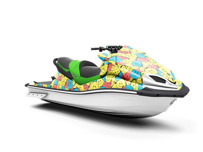 Melt With Us Sticker Bomb Jet Ski Vinyl Customized Wrap