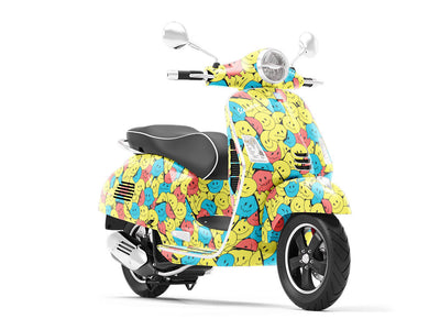 Melt With Us Sticker Bomb Vespa Scooter Wrap Film