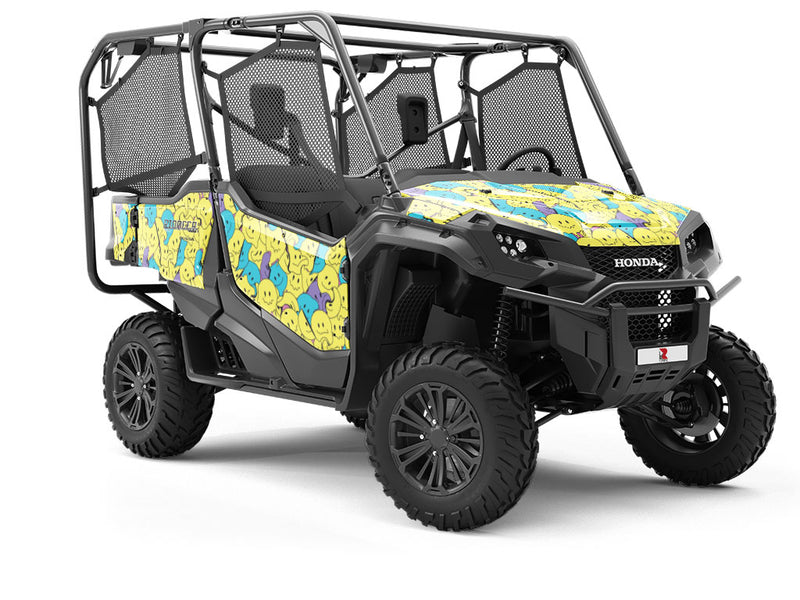 Melt With You Sticker Bomb Utility Vehicle Vinyl Wrap