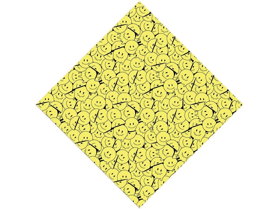 Melting Alone Sticker Bomb Vinyl Wrap Pattern