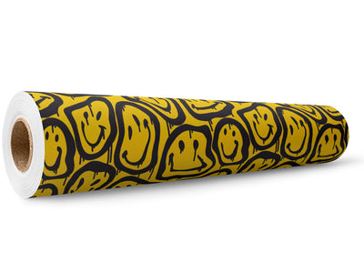 Melting Smiles Graffiti Wrap Film Wholesale Roll~Rwraps Series 914 Digitally Printed Vinyl Roll~5