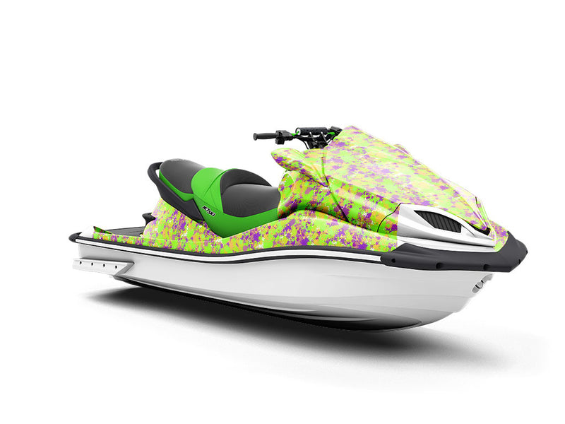 Melting Together Paint Splatter Jet Ski Vinyl Customized Wrap