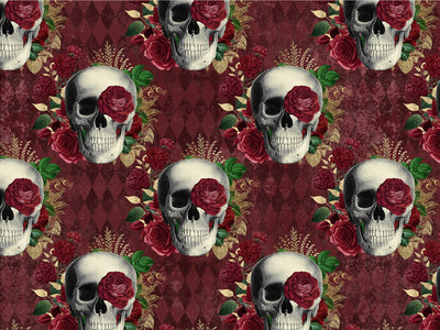Memento Vivere Gothic Vinyl Wrap Pattern~Rwraps Series 914 Digitally Printed Vinyl Wrap~0